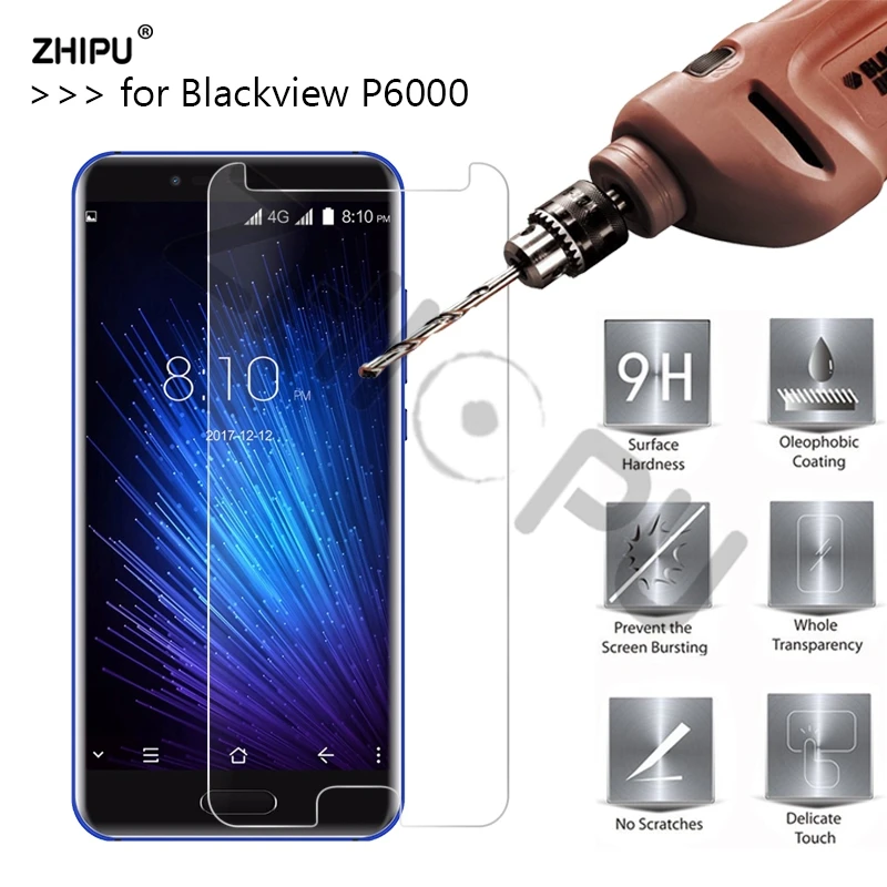 10 шт./лот Премиум закаленное Стекло для Blackview P6000 5 дюйма Экран протектор