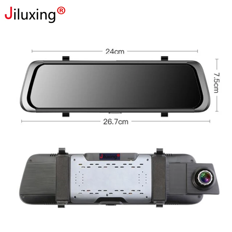 Автомобильный видеорегистратор Jiluxing D05S 1080 P 10 дюймов сенсорный экран