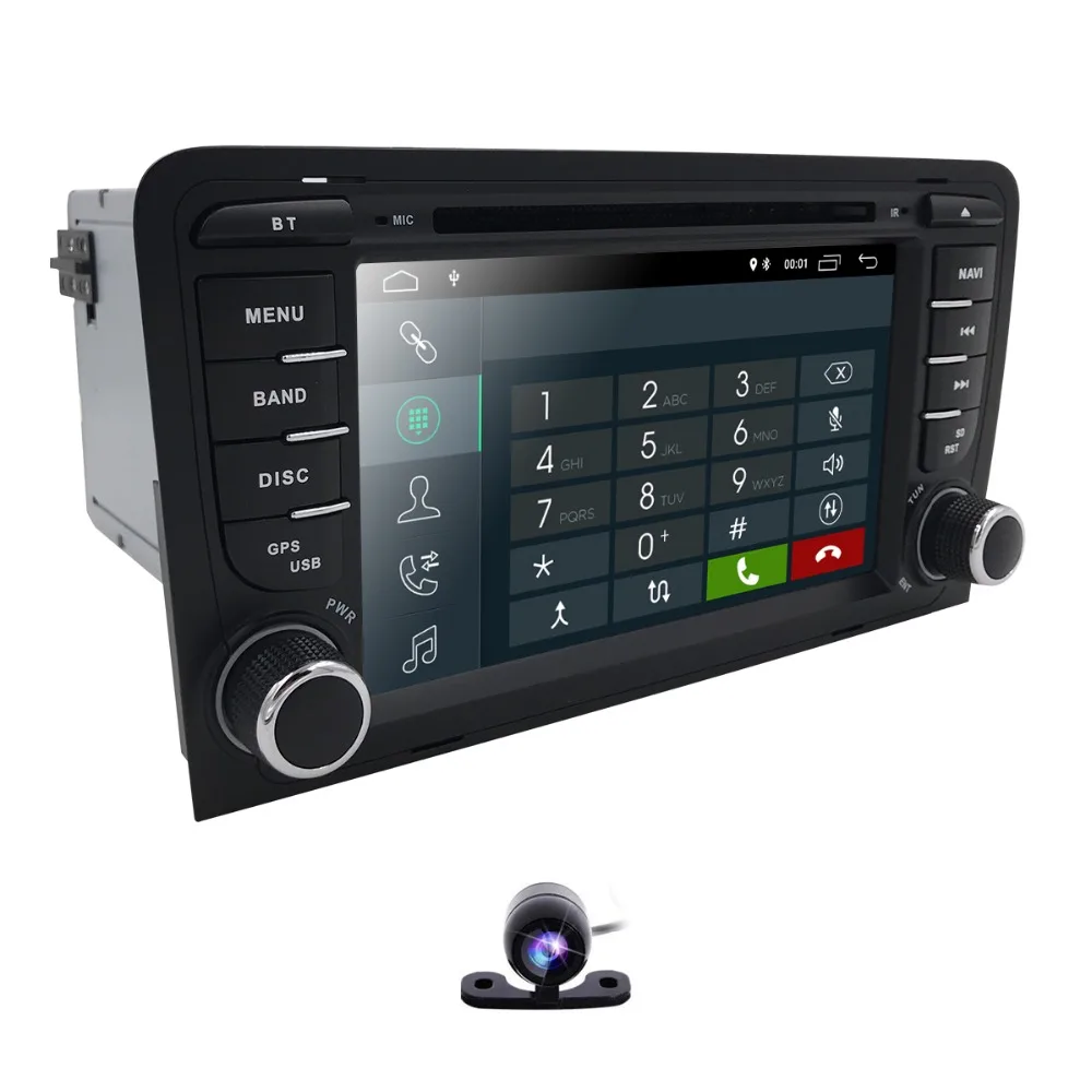 Excellent Android 9.0 4G Autoaudio Fit Audi A3 S3 RS3 2003-2012 In Car Stereo Head Unit CD DVD Player GPS Sat Navi Bluetooth Radio DAB+DVR 3