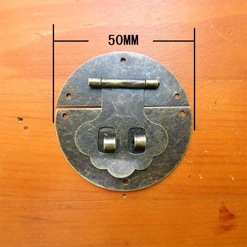 50MM antique wooden gift box camera obscura buckle buckle