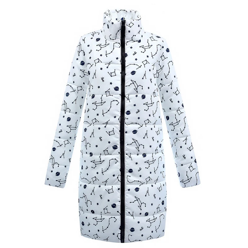 

Diwish Winter Coat Women 2019 New Long Thick Casual Fashion Female Parkas Straight Coat Lady Warm Overcoat Winter Clothing