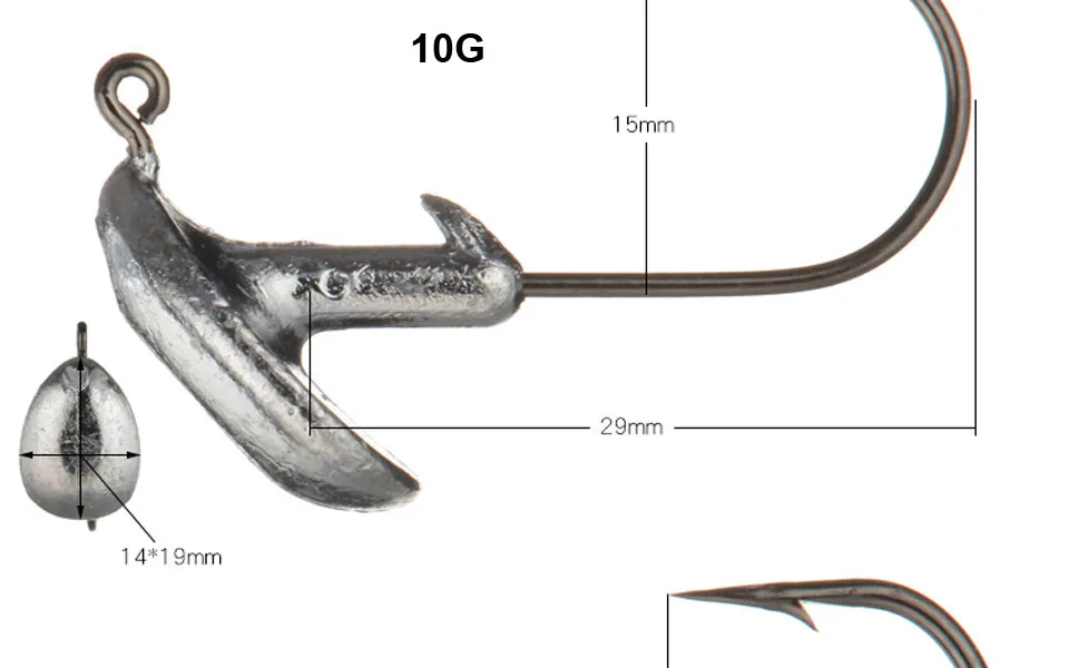 5 шт./лот, 3,5 г, 5 г, 7 г, 10 г, 14 г, стакан, свинцовая головка, крючок, джиг, приманка, рыболовные крючки для мягкой приманки, рыболовные снасти, рыболовные снасти, аксессуары