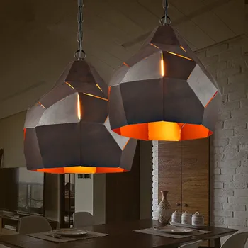 

Loft Iron pendant lamp Restaurant Cafe Bar Retro Industry Creative Personality Hot Pot Shop pendant light e27 max40w 220v indoor