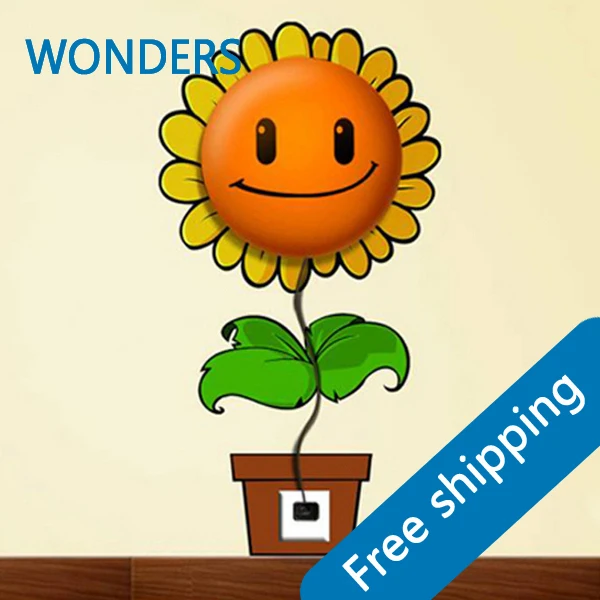 3D wall sticker lamp 220V novelty night light cartoon baby DIY