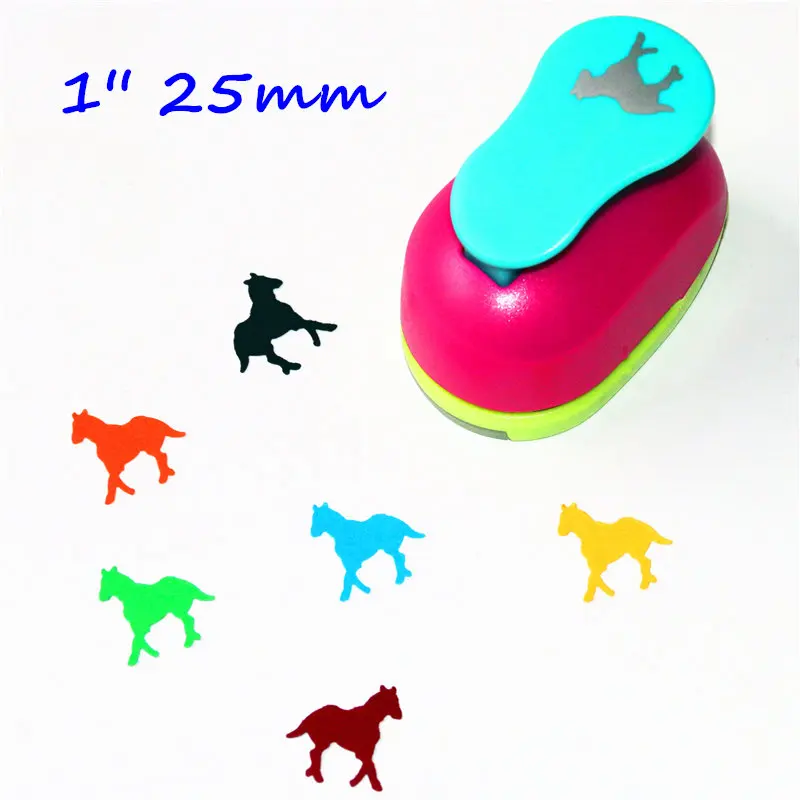 

1'' Horse scrapbooking punches 25mm diy craft hole puncher eva maker Kids scrapbook paper cutter Embossing sharper