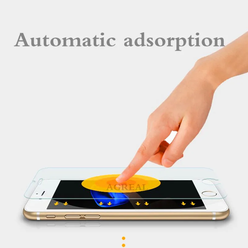9H Automatic adsorption Tempered glass for iphone 6s plus