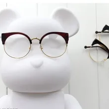 Dressuup Винтаж Брендовая Дизайнерская обувь кошачий глаз Очки Для женщин Рамка Очки прозрачные линзы очки Рамка Для женщин oculos-де-грау feminino