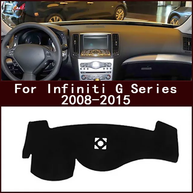 CNparts Auto Car Dashboard Covers Mats For Infiniti QX50 G25 G35 G37