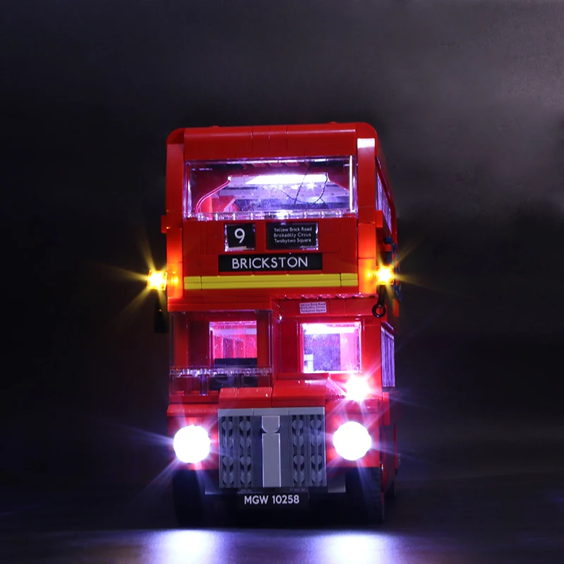 СВЕТОДИОДНЫЙ световой набор для technic 10258 London bus Building bricks fit 21045 Creator городские кварталы игрушки подарки(только светодиодный свет