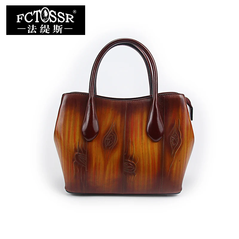 

Small Leather Shoulder Bags Top-handle Gneuine Leather Women's Handbag 2019 Shell Style Crossbody Messenger Bag