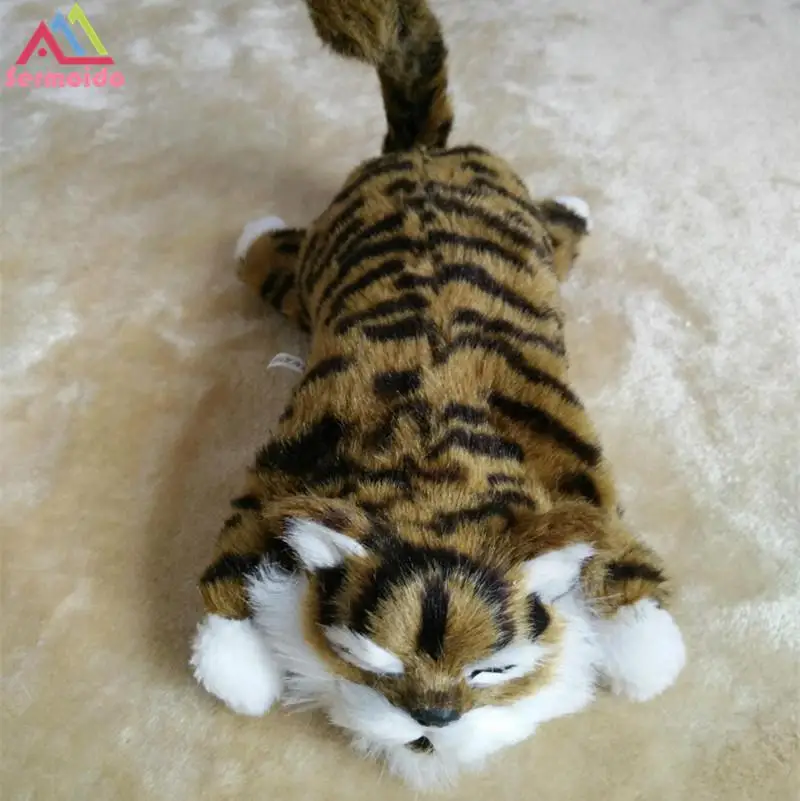 Sermoido 11 ''30 см смешной Смеющийся Кот ролл электронные игрушечные зверушки моделирование животное робот кошки игрушки для детей Подарки - Цвет: c