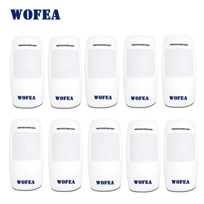 Infravermelho sem Fio Wofea tipo 3 v de Energia para a Segurança Motion Detector Sensor Home Alarme 433 Mhz 10 Pçs – Lote Pir 1527