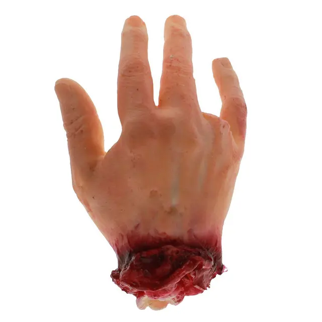 scary halloween horror props novetly toys 4 fingers bloody fake hand haunted masquerade party decoration - Scary Props scary halloween horror props novetly toys 4 fingers bloody fake hand haunted masquerade party decoration - Scary Props