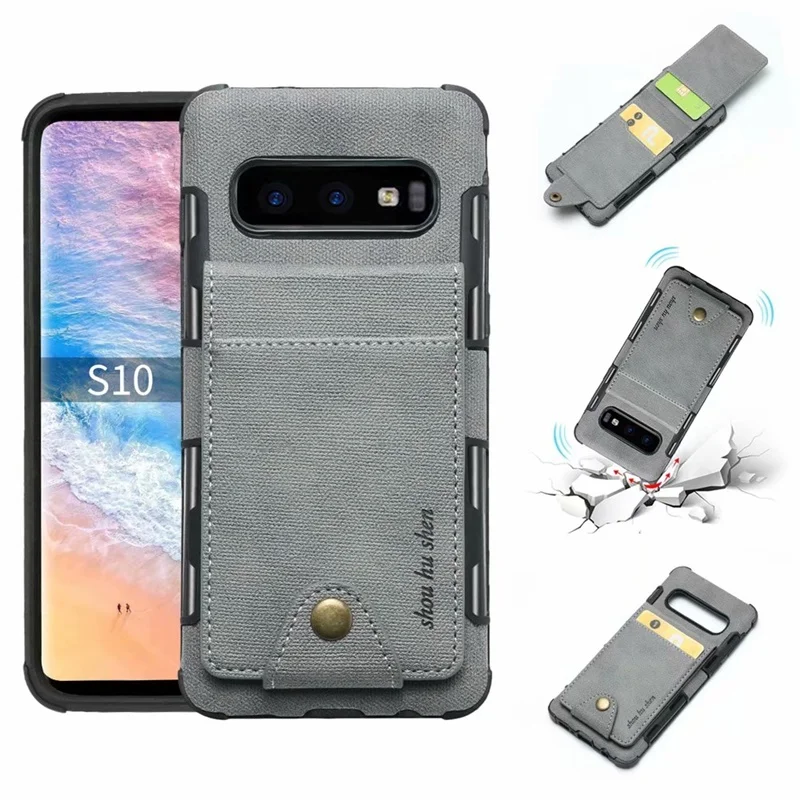 Чехол для samsung Galaxy S10 крышка S10 Plus Роскошный кожаный чехол-портмоне с отделениями для карт мягкий чехол для Galaxy S10 lite S10e чехол kimTHmall