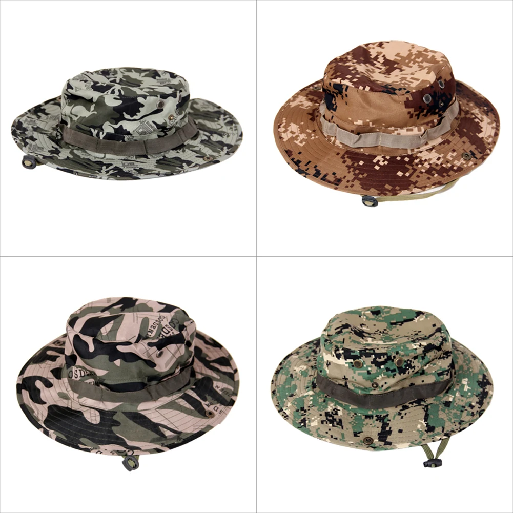 

Multicam Tactical Airsoft Sniper Nepalese Cap Camouflage Bucket Boonie Hats Military Army American Military Accessories Men