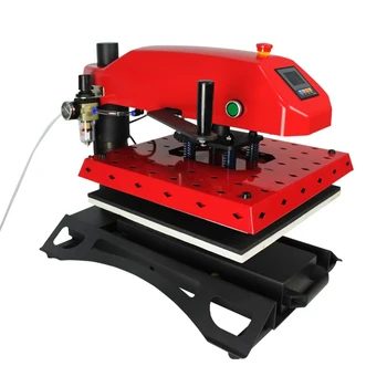 

4050 pneumatic heat press tshirts printing machine