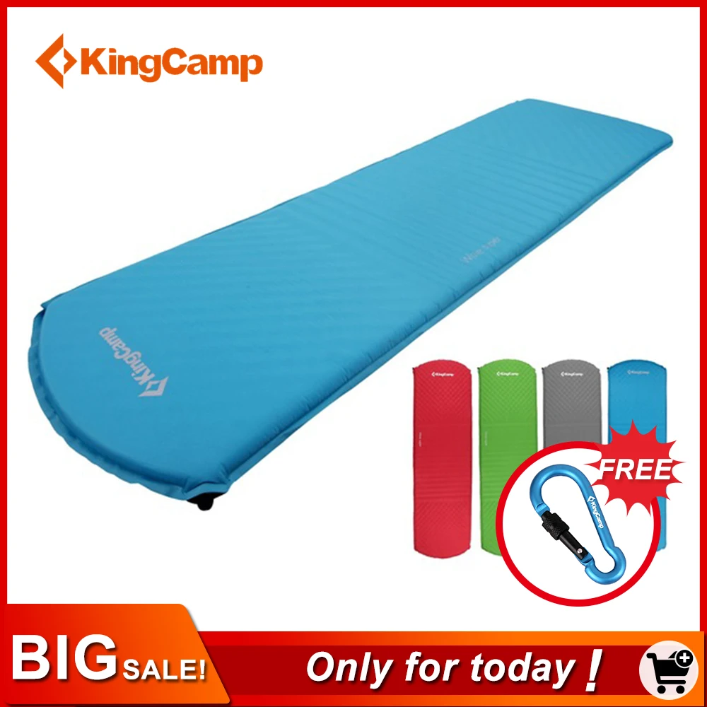 KingCamp Sleeping Pad Mattress Ultralight Self-Inflating Moisture Proof Camping Mat Pad Portable For Beach Outdoor Hiking Mats цена KingCamp Sleeping Pad Mattress Ultralight Self-Inflating Moisture Proof Camping Mat Pad Portable For Beach Outdoor Hiking Mats цены онлайн
