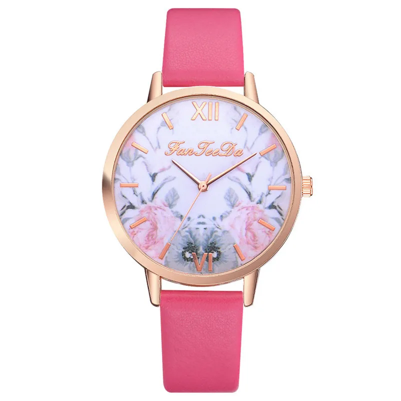 2018 Montre Femme Top Brand Luxury Women Watches leather band watch Analog Quartz Wrist Watch Clock relogio feminino J13#N (9)