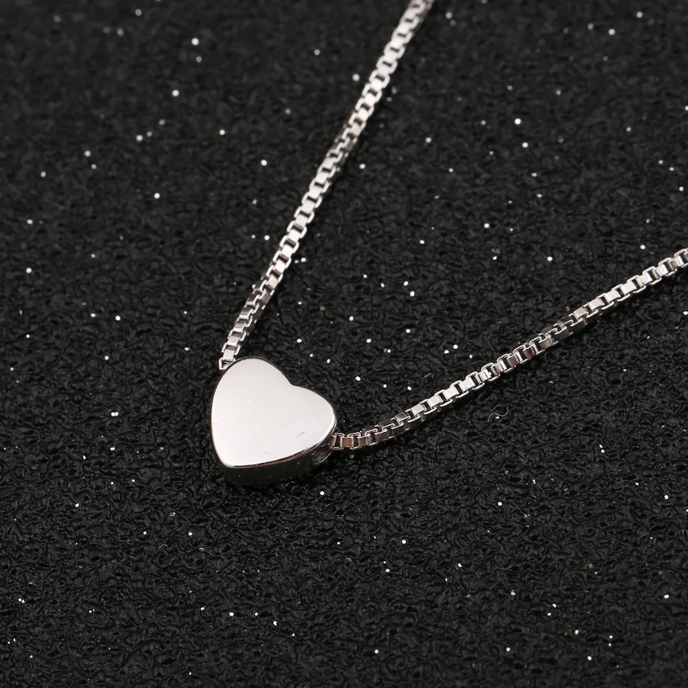 Shuangshuo 2017 Fashion Jewelry Tiny Heart Choker Necklace Woman Vintage Charm Love Heart