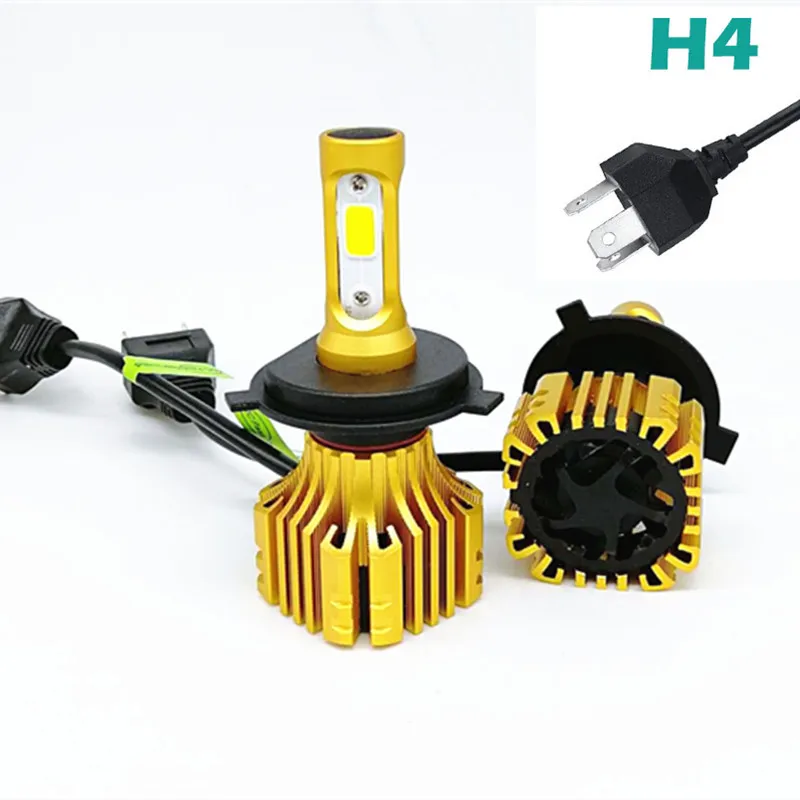 

LDDCZENGHUITEC H4 H7 H11 9005 9006 LED Car Headlight Bulbs 6500K 72W/Pair Hi-Lo/Single Beam Automobile Headlamp Fog lamp 12V 24v