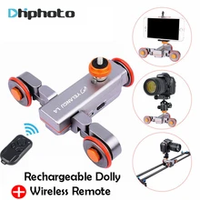 Big discount Autodolly Pro Motorized Electric AutoDolly Car Video Pulley Rolling Skater Slider adjustable speed for iPhone Sony Canon Camera
