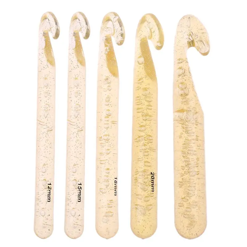 

Huge Crochet Hook Yarn Crochet Hooks Needles Rug Shawl Weave Craft Tools