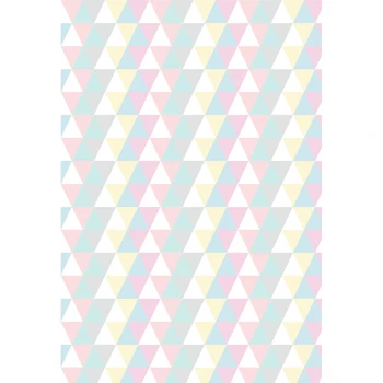 

Vinyl Photography Background Colorful Triangle Computer Printed Children Backdrops for Photo Studio ZH-83
