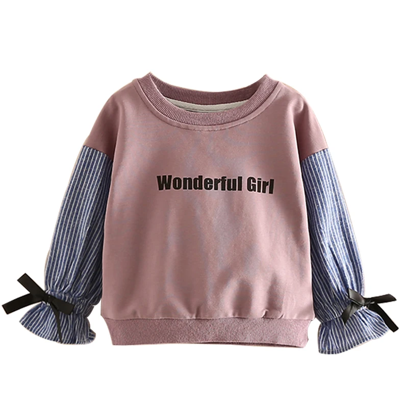 NewFallWinterGirlShirtBabyLittleGirlsCuteCasualChildrenLong