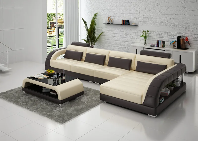 G8012C House design sofa set simple luxury style leather | Мебель