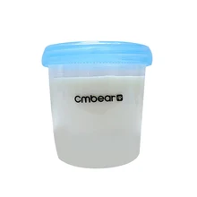 4 шт./компл. контейнер для детского питания набор чашка молочный фруктовый сок для хранения уплотнение сохранение чашки коробка 180 мл детский контейнер для сухого молока