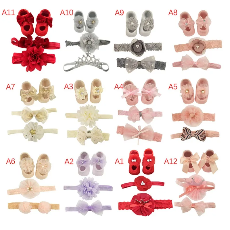 Носки для новорожденных из 3 предметов Подарочные Милые носки для маленьких девочек с бантиком и цветочным принтом подарок на Рождество и день рождения, носки принцессы