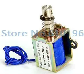 

2PCS/LOT DC 12V Push Type Open Frame Solenoid Electromagnet Actuator 10mm