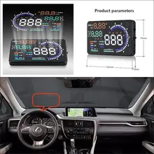Car Computer Screen Display Projector Refkecting Windshield For Lexus LX RX 450H RX350 LX570 2015 2016 – Safe Driving Screen