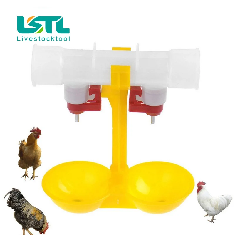 16 pcs/lot Automatic Poultry Chicken Drinking Cups Chicken Double