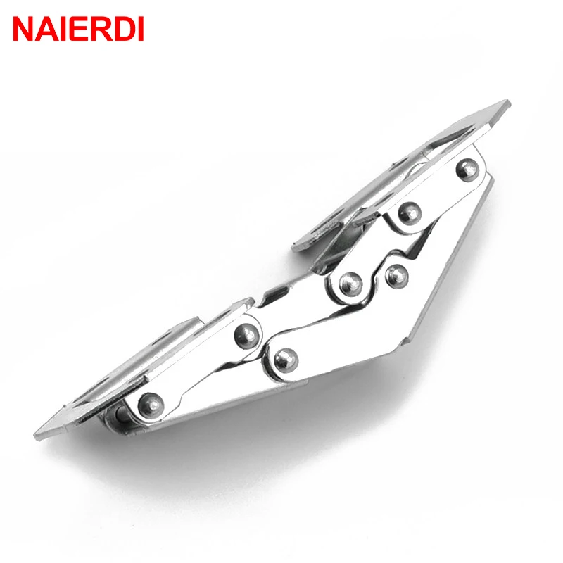 NAIERDI Kitchen Cabinet Hinges 90 Degree No-Drilling Hole Hydraulic Hinge For Cupboard Door Furniture Hardware With Screws
