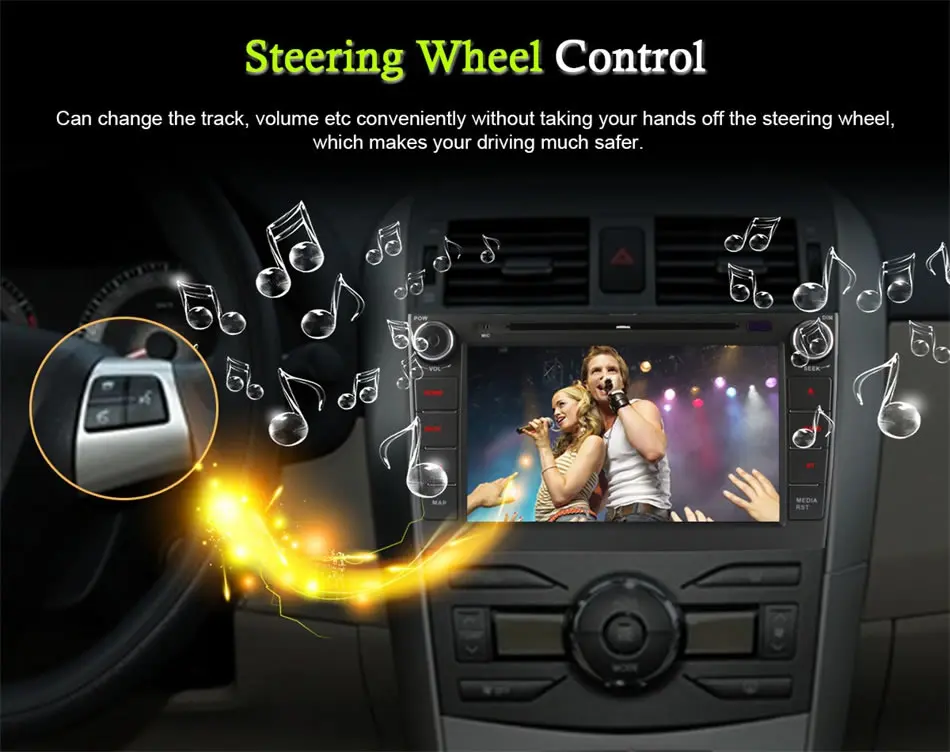Flash Deal Ownice C500 Octa Core 2G RAM Android 6.0 Car DVD GPS For Toyota Corolla 2006-2011 Radio Support 4G SIM LTE Network 32G ROM 10