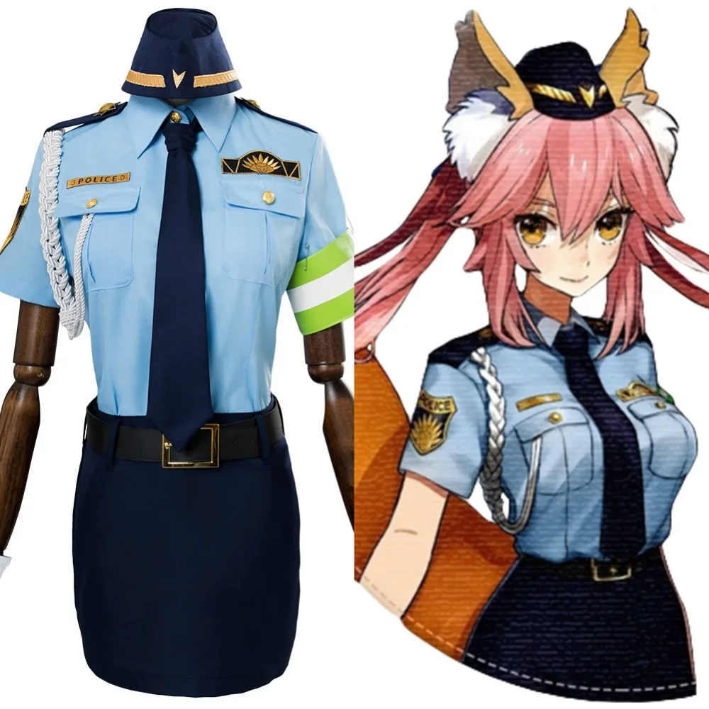 Fate/Extella Link tammo no Mae полицейский костюм униформа косплей для женщин|Костюмы аниме| |