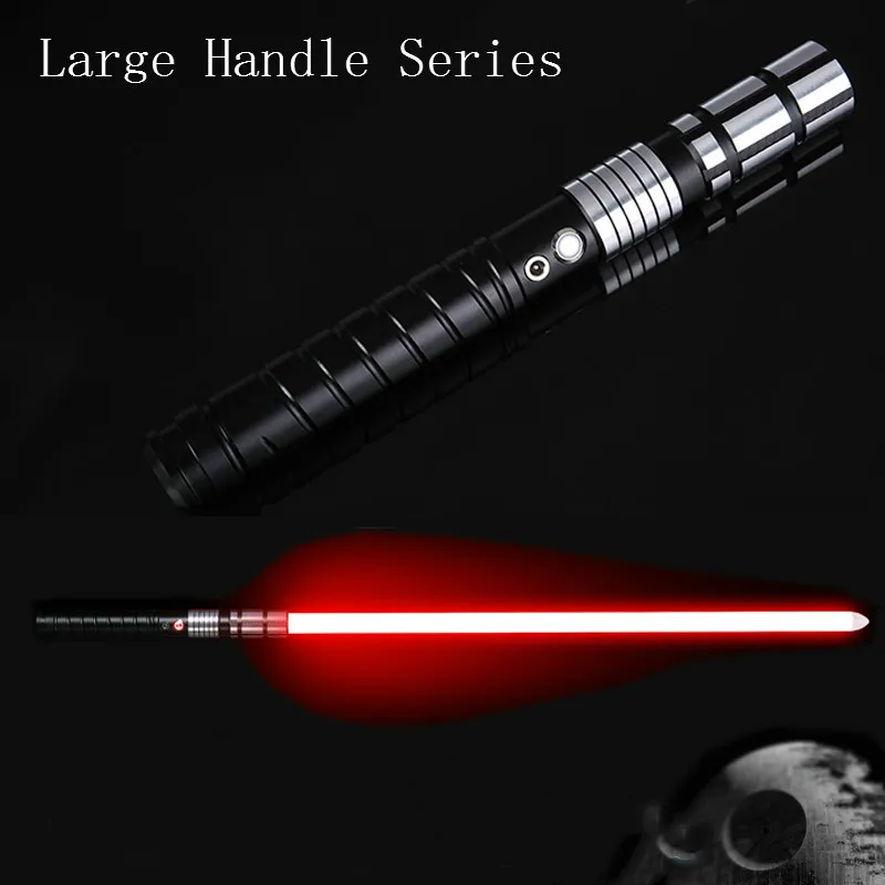 

RGB 11 Color Lightsaber Jedi Sword LED Light Saber Force FX Heavy Dueling Rechargeable Loud Sound High with FOC Metal Hilt