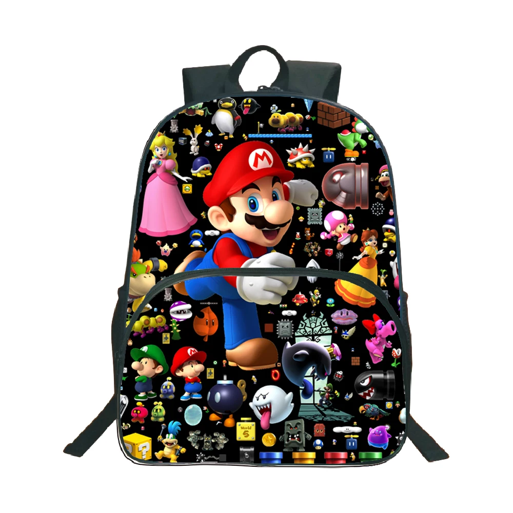 

Super Mario Backpack Popular Pattern School Backpack Children Boys Girls Daily Backpack Students Backpack Gift