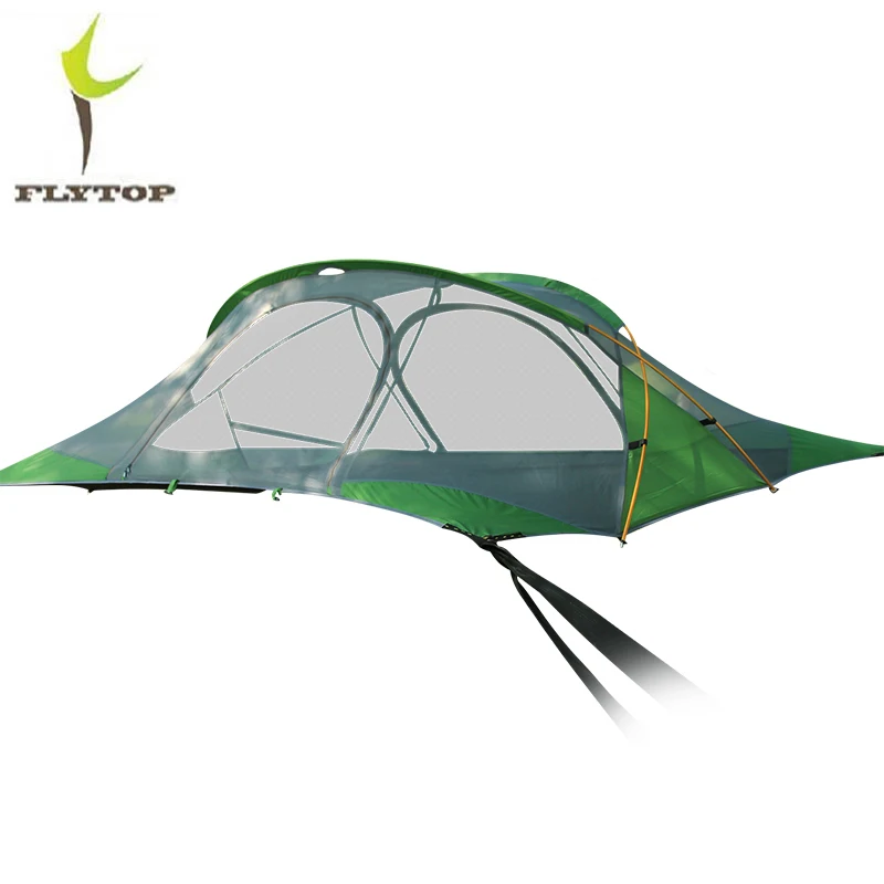 

Flytop 2 Person Hammock Tent Waterproof Double layer Aluminium Rod Hammocks Mosquito Nets Suspended Beach Outdoor CampingTent