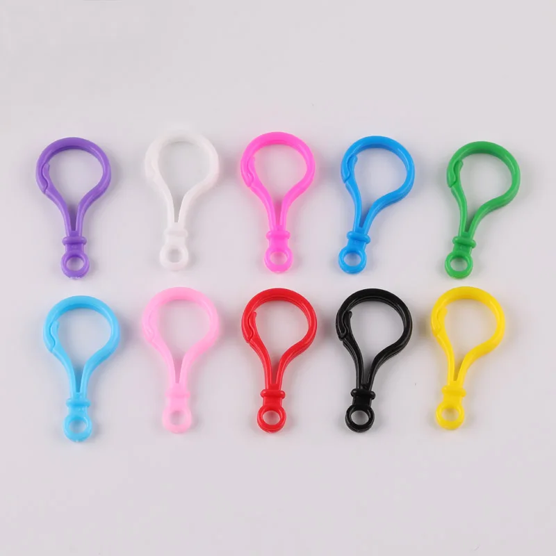

Plastic color keychain toy doll hang buckle bulb color hook