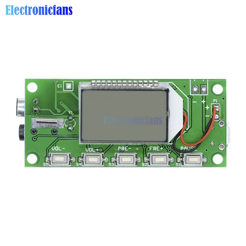 DSP& PLL 87-108MHZ lcd FM Радио беспроводной микрофон стерео передатчик/модуль приемника Горячая Распродажа бренд