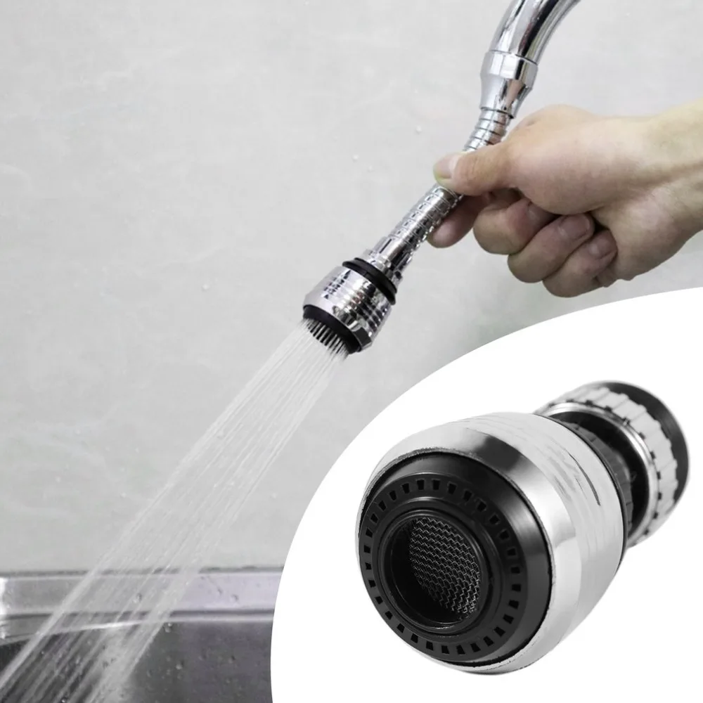 360 Rotate Faucet Nozzle Filter Adapter Tap Aerator Spray Water Saving