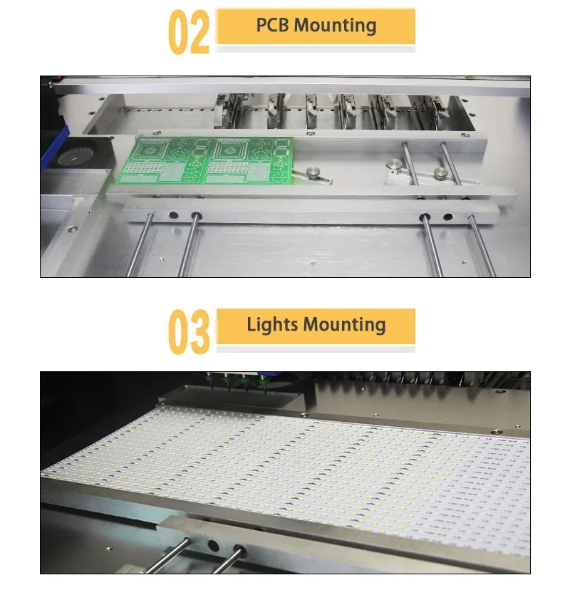 SMD Компоненты LED SMT сборки машина с мотором и руководство винт, который можно встретить 1200 мм LED SMT chip Mounter