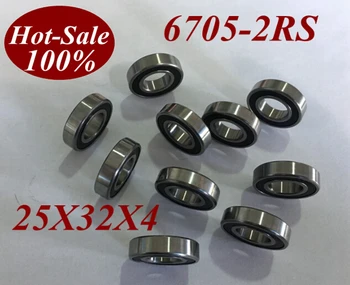

10pcs Low noisy 6705 2RS 6705RS 6705RZ 6705-2RS 25X32X4 MM Deep groove ball bearing micro miniature motor bearing