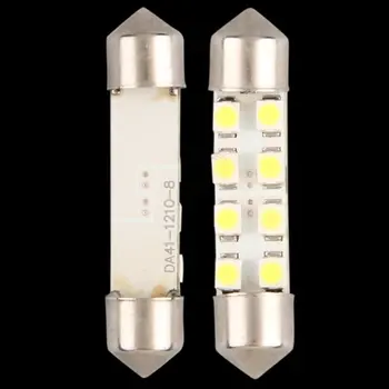 

TOYL 2 42mm 8 3528 SMD LED White Car Dome Festoon Interior Light Bulbs