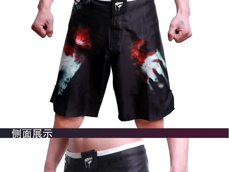 Черные шорты MMA, pantalonetas muay, тайские боксерские шорты, pantalon, боксерские шорты, колготки, шорты для фитнеса Для детей и мужчин