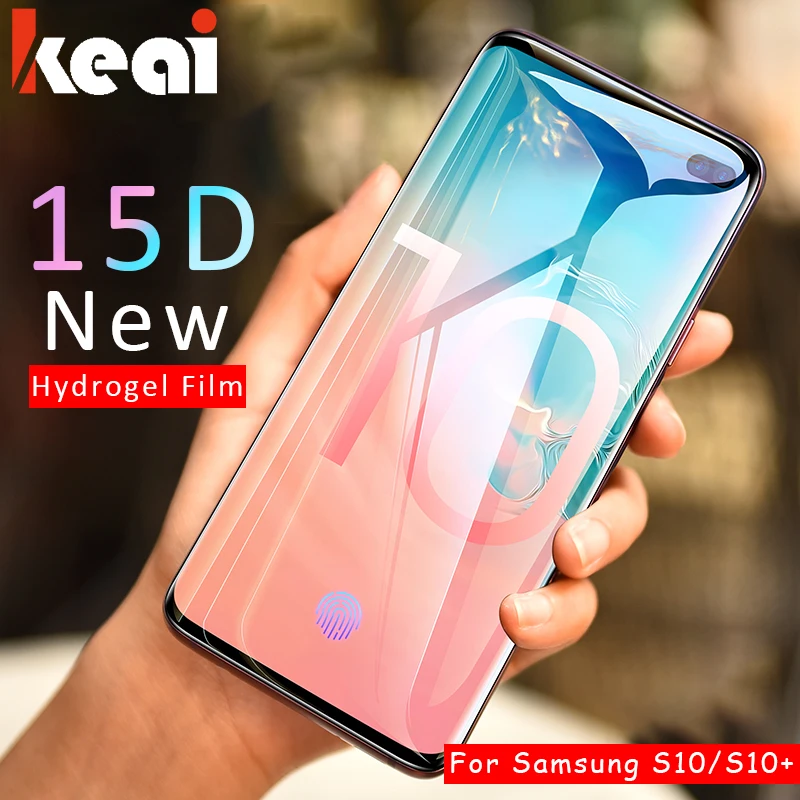 15D Защитная пленка для экрана Samsung Galaxy S10 Plus Lite S10E полное покрытие Гидрогелевая S8 S9