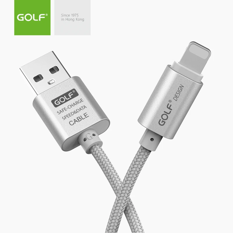 جولف 3 m 2 m 1 m USB مزامنة بيانات كبل شحن ل فون X XS ماكس XR 5 5 S 6 6 S 7 8 زائد SE سريع شحن يو اس بي أصلي كابلات شحن