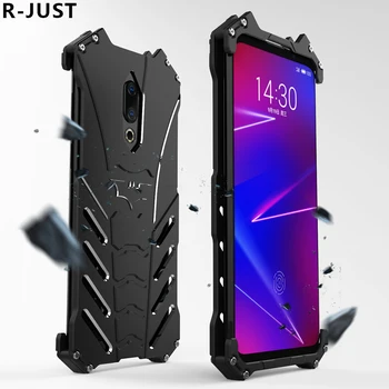 

R-JUST For Meizu 16X Cover Case Luxury Slim Hard Matte Metal Aluminum Alloy Armor Protective Phone Case for Meizu 16X Back Cover
